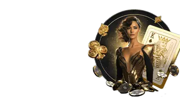 Изображение женщины в окружении карт и фишек, олицетворяющее роскошь и захватывающие турниры в Казино Lex.